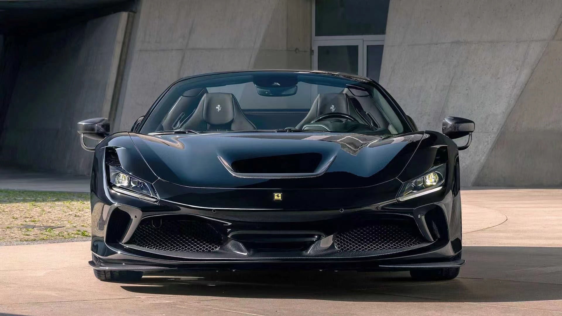 DarwinPro Aerodynamics DarwinPRO F8 NVT Style Autoclave Carbon Fiber Hood Vents for Ferrari F8 - Image 2