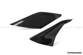 DarwinPro Aerodynamics DarwinPRO F8 OEM Style Dry Carbon Fiber Side Air Intake Fins Flaps Wings for Ferrari F8 - Image 7