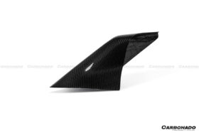 DarwinPro Aerodynamics DarwinPRO F8 OEM Style Dry Carbon Fiber Side Air Intake Fins Flaps Wings for Ferrari F8 - Image 9