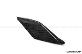 DarwinPro Aerodynamics DarwinPRO F8 OEM Style Dry Carbon Fiber Side Air Intake Fins Flaps Wings for Ferrari F8 - Image 10