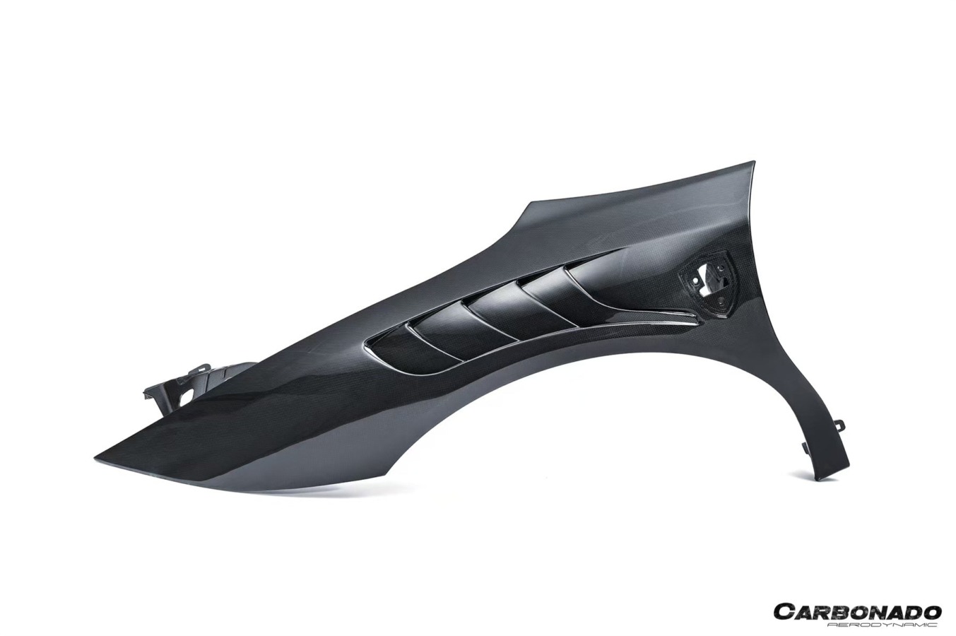 DarwinPro Aerodynamics DarwinPRO SF90 Stradale NTC Style Dry Carbon Fiber Fender for Ferrari SF90 - Image 2