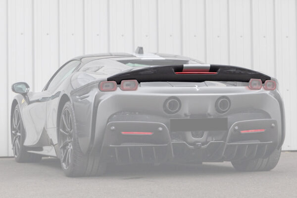DarwinPRO 2020-UP Ferrari SF90 Stradale Spider Assetto Fiorano Style Autoclave Carbon Fiber Trunk Spoiler
