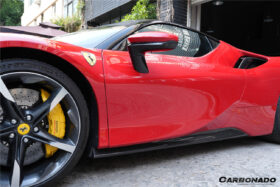 DarwinPRO 2020-UP Ferrari SF90 Stradale OE Style Autoclave Carbon Fiber Side Skirts - image 6