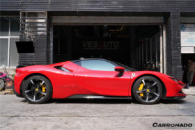 DarwinPRO 2020-UP Ferrari SF90 Stradale OE Style Autoclave Carbon Fiber Side Skirts - image 7