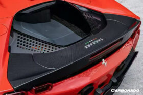 DarwinPRO 2020-UP Ferrari SF90 Stradale Spider Assetto Fiorano Style Autoclave Carbon Fiber Trunk Spoiler - image 7