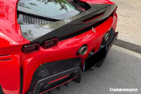 DarwinPRO 2020-UP Ferrari SF90 Stradale Spider Assetto Fiorano Style Autoclave Carbon Fiber Trunk Spoiler - image 10