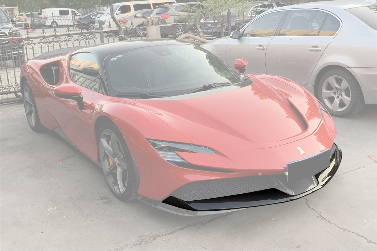 DarwinPRO 2020-UP Ferrari SF90 Stradale OE Style Autoclave Carbon Fiber Front Lip - FF Performance