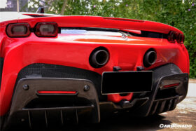 DarwinPRO 2020-UP Ferrari SSF90 Stradale OE Style Autoclave Carbon Fiber Rear Diffuser - image 7