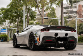 DarwinPRO 2020-UP Ferrari SF90 Stradale Spider Assetto Fiorano Style Autoclave Carbon Fiber Trunk Spoiler - image 5