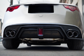 DarwinPRO 2013-2017 Jaguar F-Type Coupe & Convertible BS Style Rear Diffuser - image 2