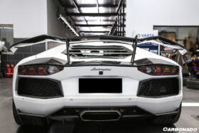 DarwinPRO 2011-2022 Lamborghini Aventador LP700 LP750 LP740 LP720 LP780 Coupe & Roadster RZS Style Carbon Fiber Trunk Spoiler wing - image 3