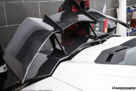 DarwinPRO 2011-2022 Lamborghini Aventador LP700 LP750 LP740 LP720 LP780 Coupe & Roadster RZS Style Carbon Fiber Trunk Spoiler wing - image 4