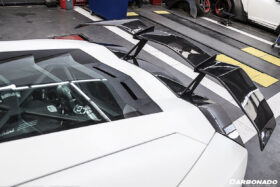 DarwinPRO 2011-2022 Lamborghini Aventador LP700 LP750 LP740 LP720 LP780 Coupe & Roadster RZS Style Carbon Fiber Trunk Spoiler wing - image 2