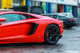 DarwinPRO 2011-2022 Lamborghini Aventador LP700，LP750，LP740，LP720，LP780 Coupe & Roadster DC Style Carbon Fiber Trunk Spoiler Wing - image 4