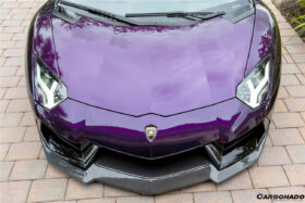 DarwinPRO 2011-2016 Lamborghini Aventador LP700 Carbon Fiber Front Lip Carbonado (DC Style) Fits Coupe, Roadster - image 2