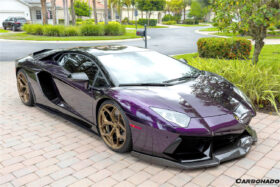 DarwinPRO 2011-2016 Lamborghini Aventador LP700 Carbon Fiber Side Skirts Carbonado (DC Style) Fits Coupe, Roadster - image 3