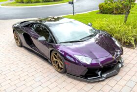 DarwinPRO 2011-2016 Lamborghini Aventador LP700 Carbon Fiber Side Skirts Carbonado (DC Style) Fits Coupe, Roadster - image 1