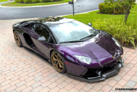 DarwinPRO 2011-2016 Lamborghini Aventador LP700 Carbon Fiber Front Lip Carbonado (DC Style) Fits Coupe, Roadster - image 4