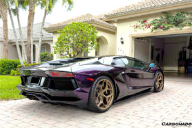 DarwinPRO 2011-2016 Lamborghini Aventador LP700 Carbon Fiber Side Skirts Carbonado (DC Style) Fits Coupe, Roadster - image 4