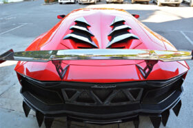DarwinPRO 2011-2016 Lamborghini Aventador LP700 LP740 Coupe DC Style Carbon Fiber Engine Trunk - image 3