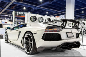 DarwinPRO 2011-2016 Lamborghini Aventador LP700 LP740 Coupe Roadster DC Style Carbon Fiber Rear Diffuser - image 3