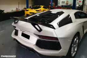 DarwinPRO 2011-2022 Lamborghini Aventador LP700 LP750 LP740 LP720 LP780 Coupe & Roadster VTC Style Trunk Spoiler - image 9