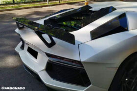 DarwinPRO 2011-2022 Lamborghini Aventador LP700 LP750 LP740 LP720 LP780 Coupe & Roadster VTC Style Trunk Spoiler - image 6