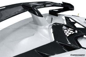 DarwinPRO 2011-2021 Lamborghini Aventador LP700 LP740 LP750 SVJ Coupe & Roadster SVJ Style Part DRY Carbon Fiber Engine Hood And Wing - image 10