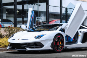 DarwinPRO 2011-2021 Lamborghini Aventador LP700 LP740 LP750 SVJ Coupe & Roadster SVJ Style Part Dry Carbon Fiber Side Skirts - image 3
