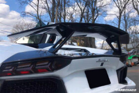 DarwinPRO 2011-2022 Lamborghini Aventador LP700 LP750 LP740 LP720 LP780 Coupe & Roadster VTC Style Trunk Spoiler - image 5