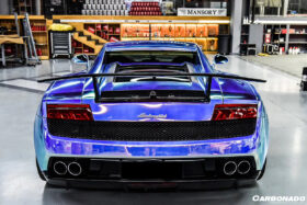 DarwinPRO 2004-2014 Lamborghini Gallardo DC Style Carbon Fiber Trunk Spoiler Wing - image 8