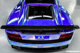 DarwinPRO 2004-2014 Lamborghini Gallardo DC Style Carbon Fiber Trunk Spoiler Wing - image 2