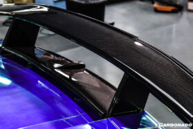 DarwinPRO 2004-2014 Lamborghini Gallardo DC Style Carbon Fiber Trunk Spoiler Wing - image 7