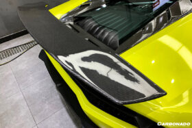 DarwinPRO 2015-2025 Lamborghini Huracan LP610 & LP580 & EVO & Tecnica DC Style Carbon Fiber Trunk Spoiler with Base - image 3