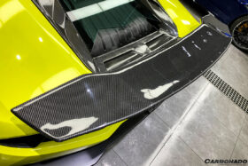 DarwinPRO 2015-2025 Lamborghini Huracan LP610 & LP580 & EVO & Tecnica DC Style Carbon Fiber Trunk Spoiler with Base - image 5