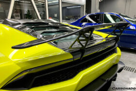 DarwinPRO 2015-2025 Lamborghini Huracan LP610 & LP580 & EVO & Tecnica DC Style Carbon Fiber Trunk Spoiler with Base - image 7