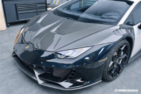 DarwinPRO 2015-2025 Lamborghini Huracan LP610 & LP580 & EVO & Tecnica VRS Style Carbon Fiber Hood - image 8