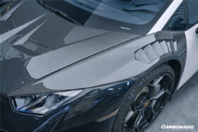 DarwinPRO 2015-2025 Lamborghini Huracan LP610 & LP580 & EVO & Tecnica VRS Style Carbon Fiber Hood - image 9