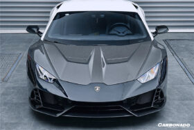 DarwinPRO 2015-2025 Lamborghini Huracan LP610 & LP580 & EVO & Tecnica VRS Style Carbon Fiber Hood - image 3