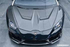 DarwinPRO 2015-2025 Lamborghini Huracan LP610 & LP580 & EVO & Tecnica VRS Style Carbon Fiber Hood - image 4