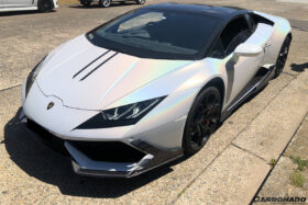 DarwinPRO 2015-2020 Lamborghini Huracan LP610 MD Style Carbon Fiber Front Lip - image 3