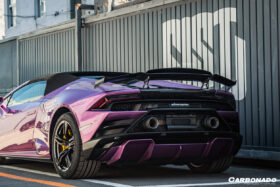 DarwinPRO 2015-2025 Lamborghini Huracan LP610 & LP580 & EVO & Tecnica MD Style Carbon Fiber Trunk Spoiler Wing with Base - image 2