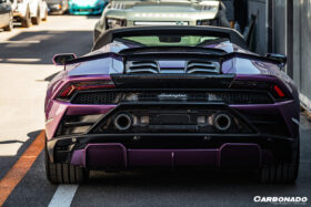 DarwinPRO 2015-2025 Lamborghini Huracan LP610 & LP580 & EVO & Tecnica MD Style Carbon Fiber Trunk Spoiler Wing with Base - image 5
