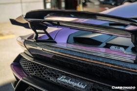 DarwinPRO 2015-2025 Lamborghini Huracan LP610 & LP580 & EVO & Tecnica MD Style Carbon Fiber Trunk Spoiler Wing with Base - image 7