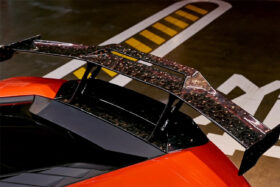 DarwinPRO 2015-2025 Lamborghini Huracan Autoclave Carbon Fiber Trunk Spoiler Wing With Base DarwinPRO (OD) Fits LP610, LP580, EVO, Tecnica - image 1