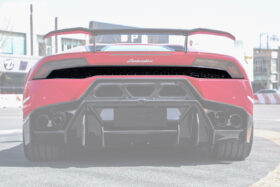 DarwinPRO 2015-2020 Lamborghini Huracan LP610 OE Style Carbon Rear Bumper Grille - image 1