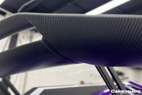 DarwinPRO 2021-2024 Lamborghini Huracan STO Dry Carbon Fiber Trunk Spoiler Wing Plate - image 4