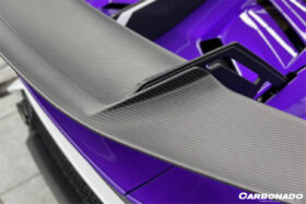 DarwinPRO 2021-2024 Lamborghini Huracan STO Dry Carbon Fiber Trunk Spoiler Wing Plate - image 5