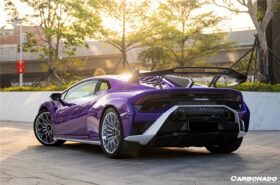 DarwinPRO 2021-UP Lamborghini Huracan STO Dry Carbon Fiber Trunk Spoiler Wing - image 4