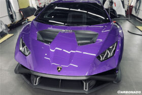 DarwinPRO 2021-UP Lamborghini Huracan STO Dry Carbon Fiber Down-Front Lip - image 4